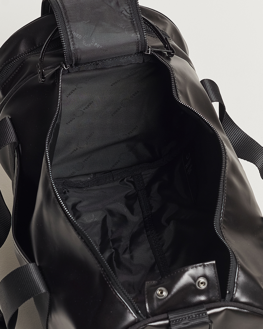 Homme | Sacs | Fred Perry | Tonal Classic Barrel Bag Black/Gold