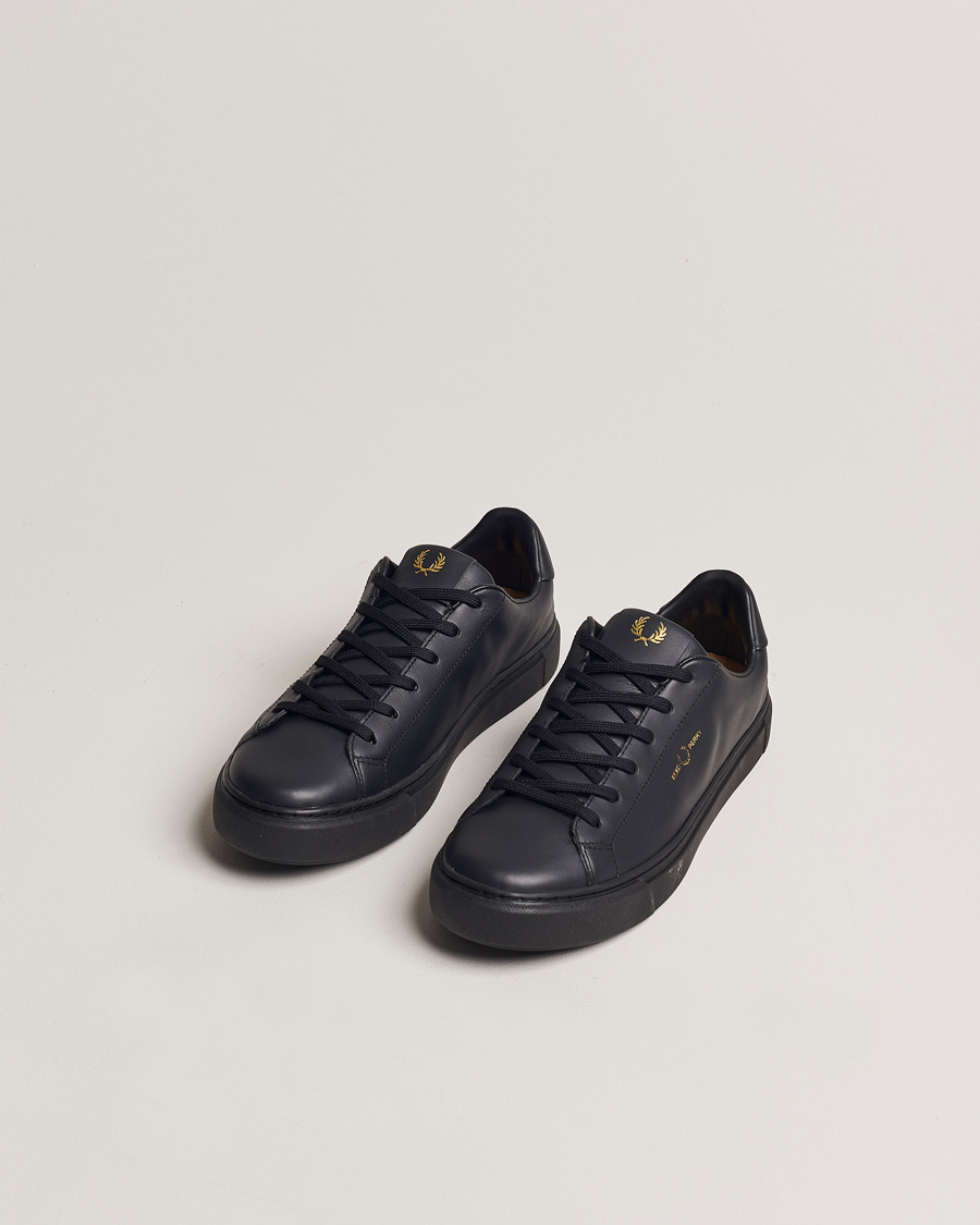 Homme | Best of British | Fred Perry | B71 Leather Sneaker Black