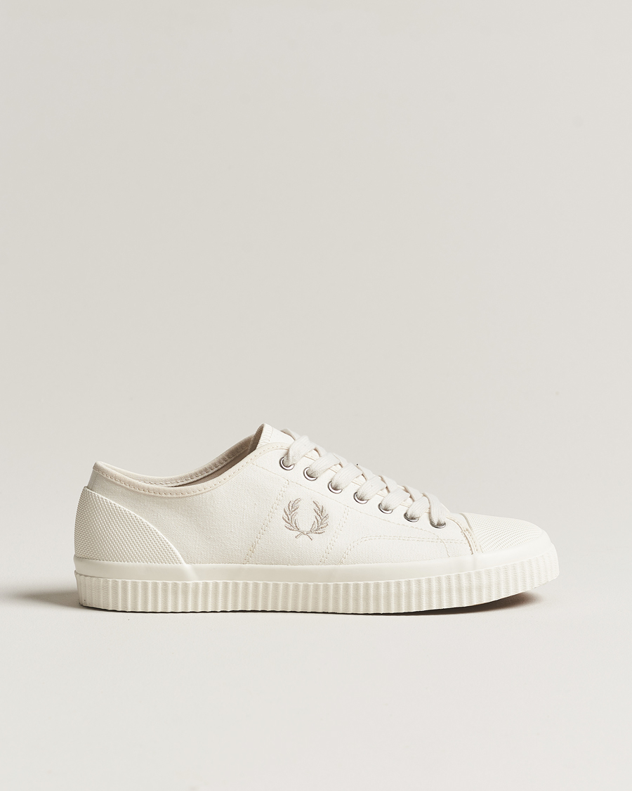Homme | Fred Perry Hughes Canvas Sneaker Ecru | Fred Perry | Hughes Canvas Sneaker Ecru