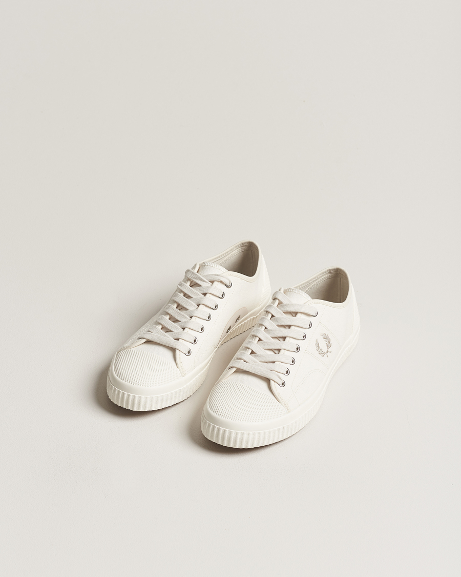 Homme |  | Fred Perry | Hughes Canvas Sneaker Ecru