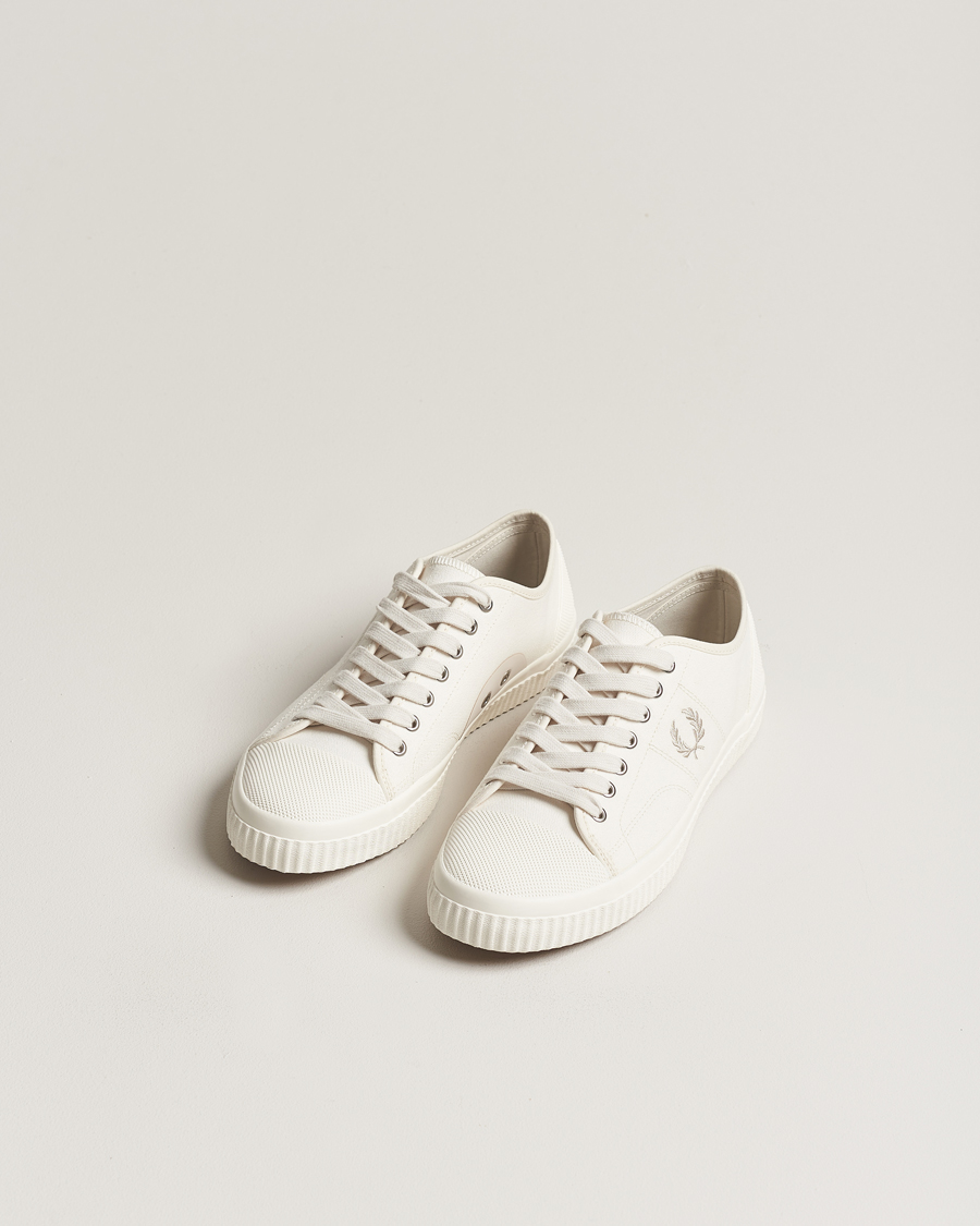 Homme | Fred Perry Hughes Canvas Sneaker Ecru | Fred Perry | Hughes Canvas Sneaker Ecru