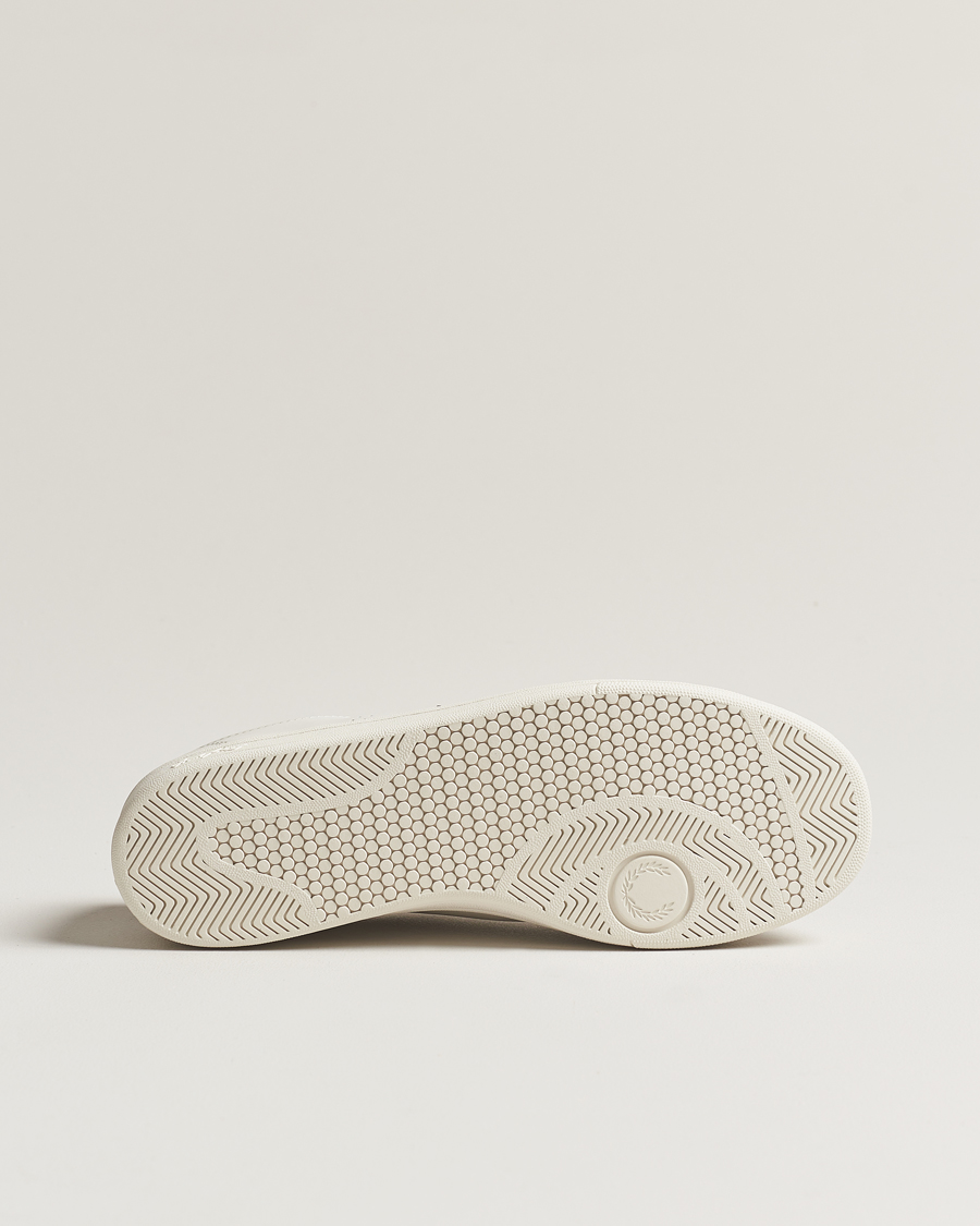 Homme | Fred Perry B721 Leather Sneaker Porcelain/Brick Red | Fred Perry | B721 Leather Sneaker Porcelain/Brick Red