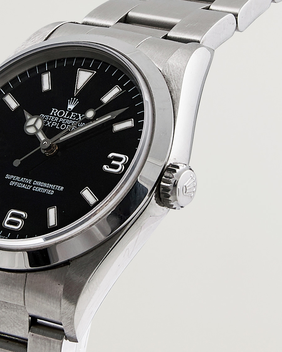 Homme | Rolex Pre-Owned Explorer 14270 Steel Black | Rolex Pre-Owned | Explorer 14270 Steel Black
