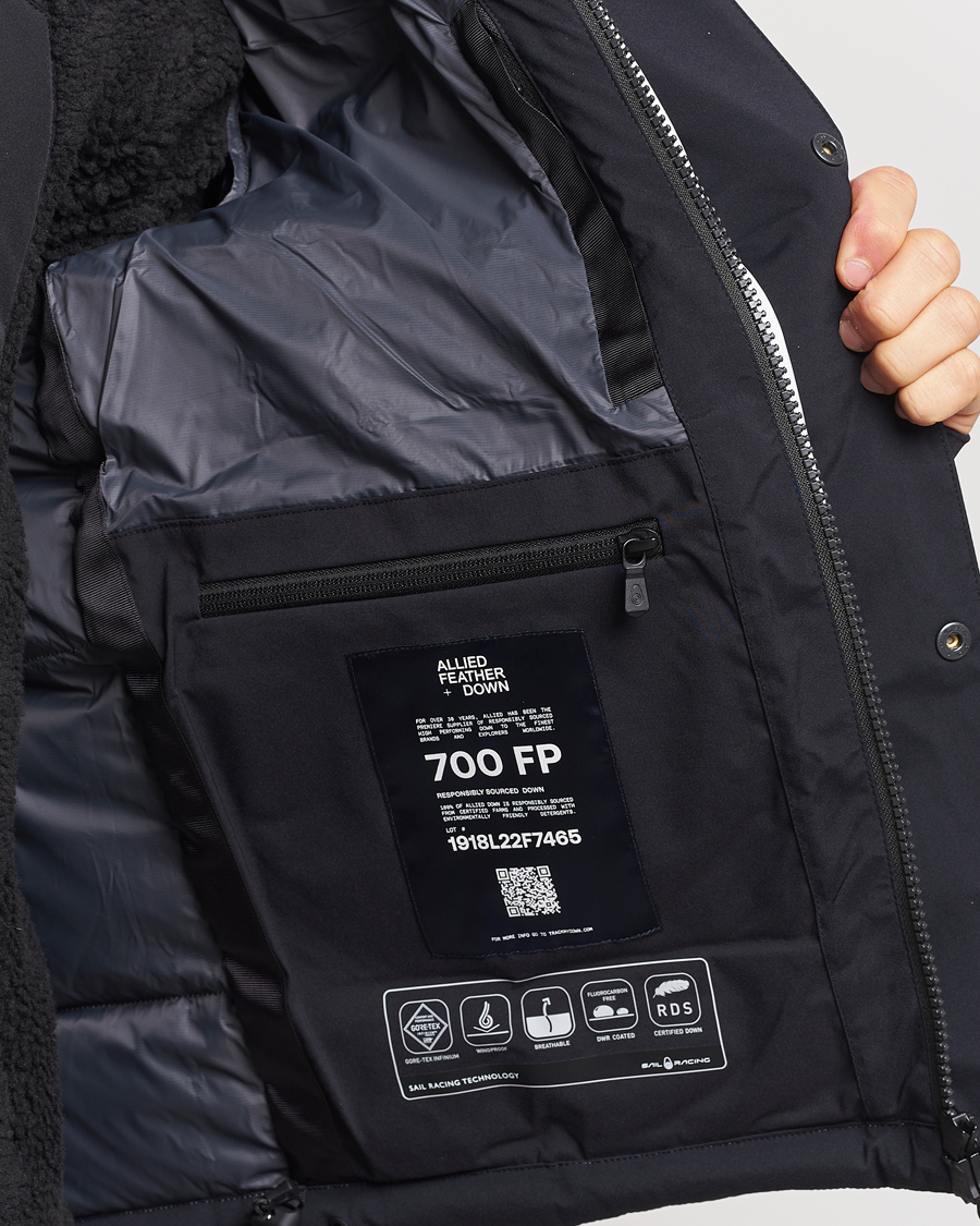 Homme | Manteaux Et Vestes | Sail Racing | Glacier Gore-Tex Down Hooded Jacket Spray White