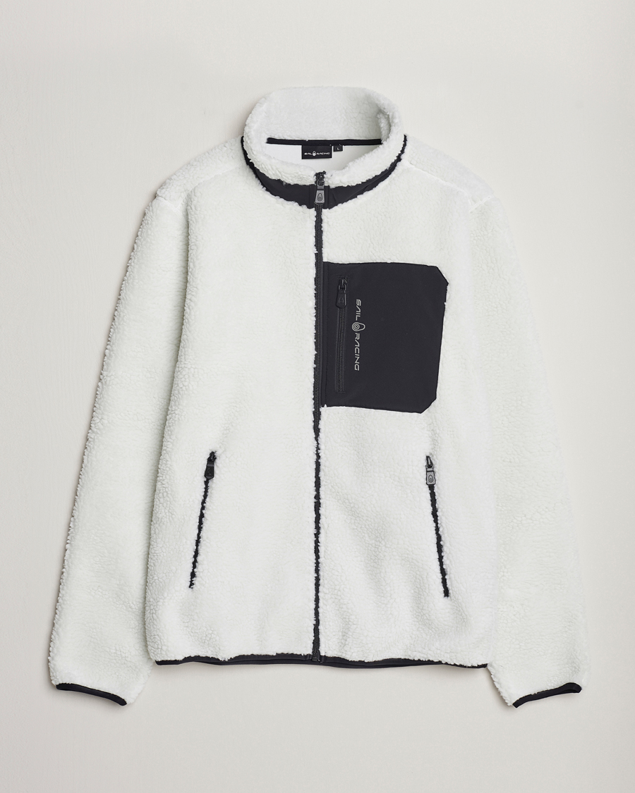 Homme | Pulls Et Tricots | Sail Racing | Bowman Pile Full Zip Storm White