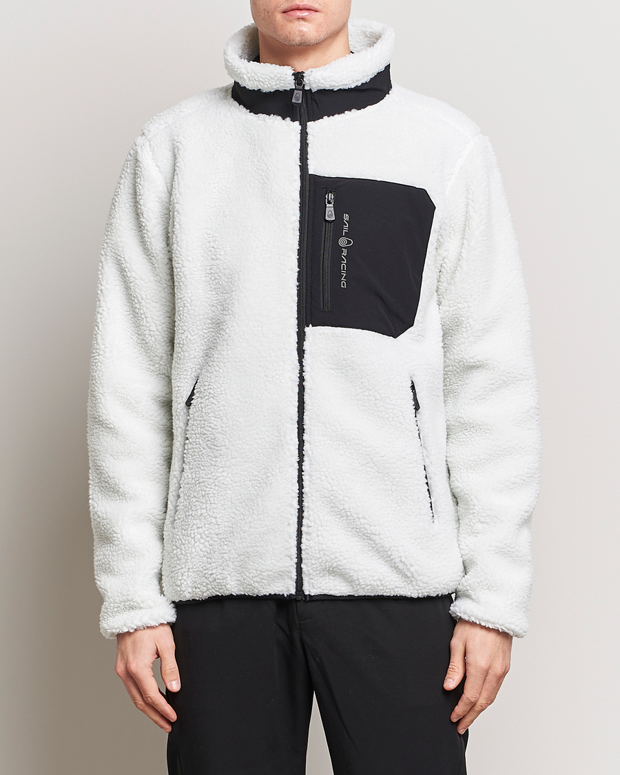 Homme | Pulls Et Tricots | Sail Racing | Bowman Pile Full Zip Storm White