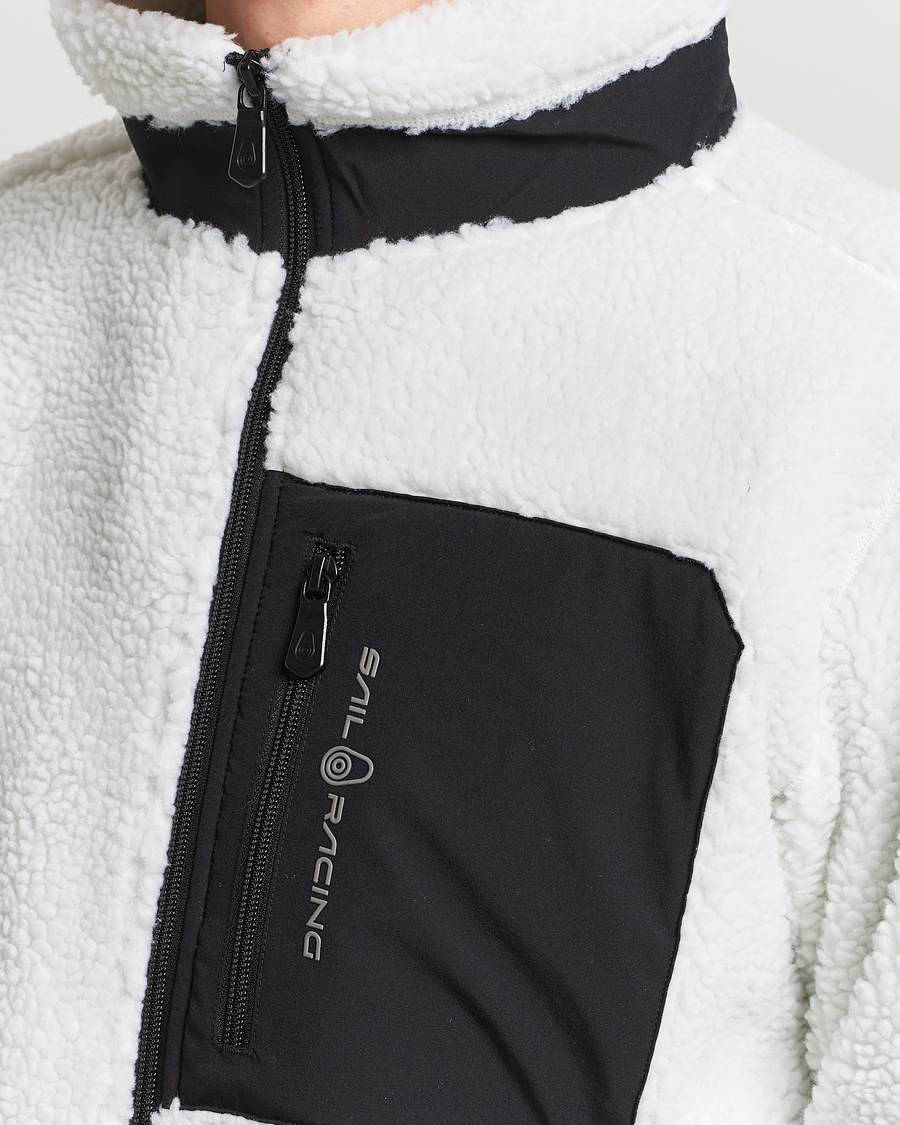 Homme | Pulls Et Tricots | Sail Racing | Bowman Pile Full Zip Storm White