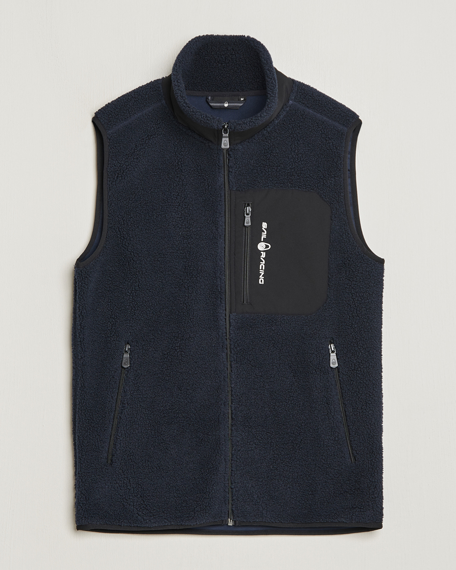 Homme | Gilets | Sail Racing | Bowman Pile Zip Vest Dark Navy