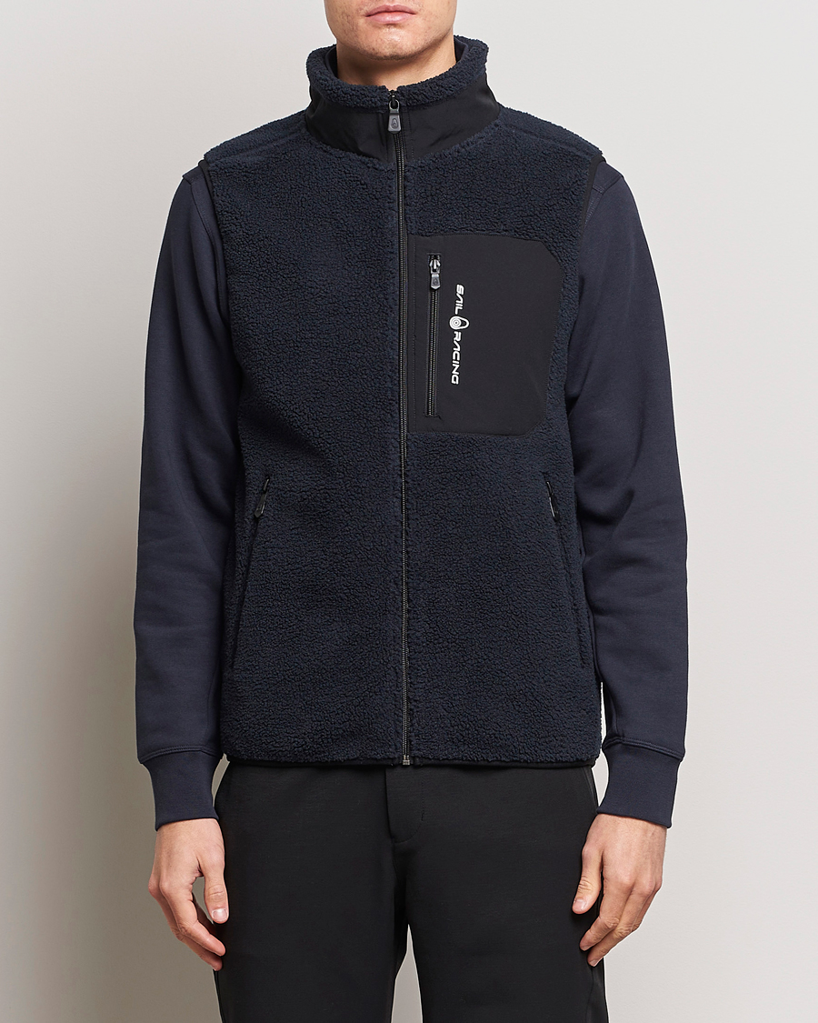 Homme | Gilets | Sail Racing | Bowman Pile Zip Vest Dark Navy