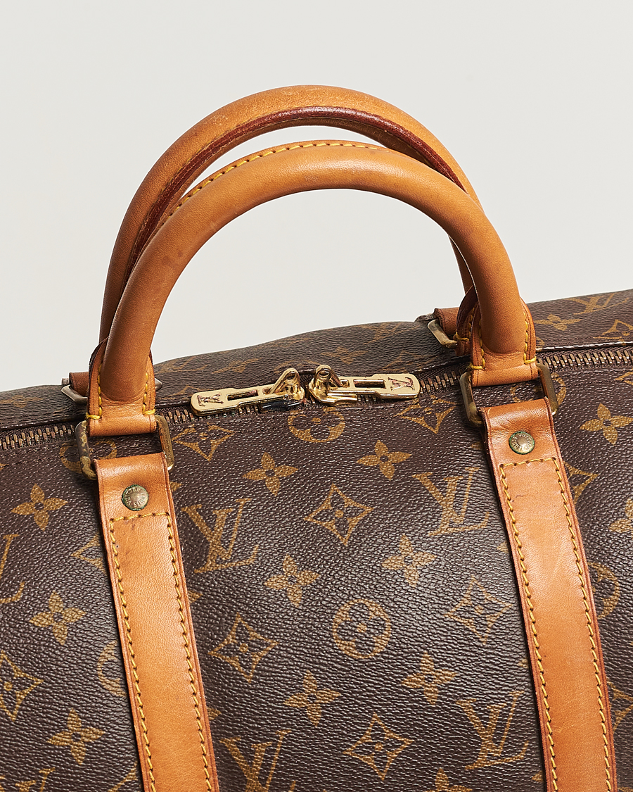Homme | Louis Vuitton Pre-Owned Keepall Bandoulière 50 Monogram | Louis Vuitton Pre-Owned | Keepall Bandoulière 50 Monogram