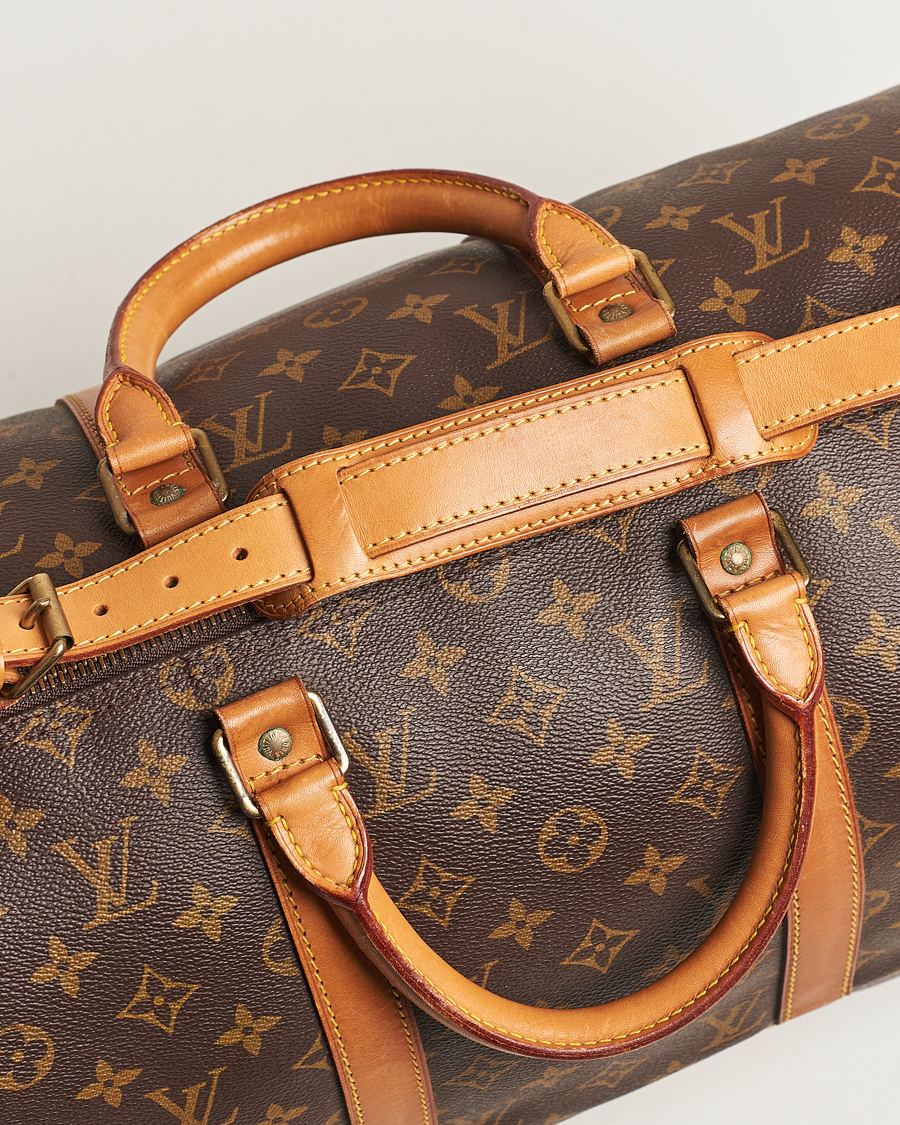 Homme | Louis Vuitton Pre-Owned Keepall Bandoulière 50 Monogram | Louis Vuitton Pre-Owned | Keepall Bandoulière 50 Monogram