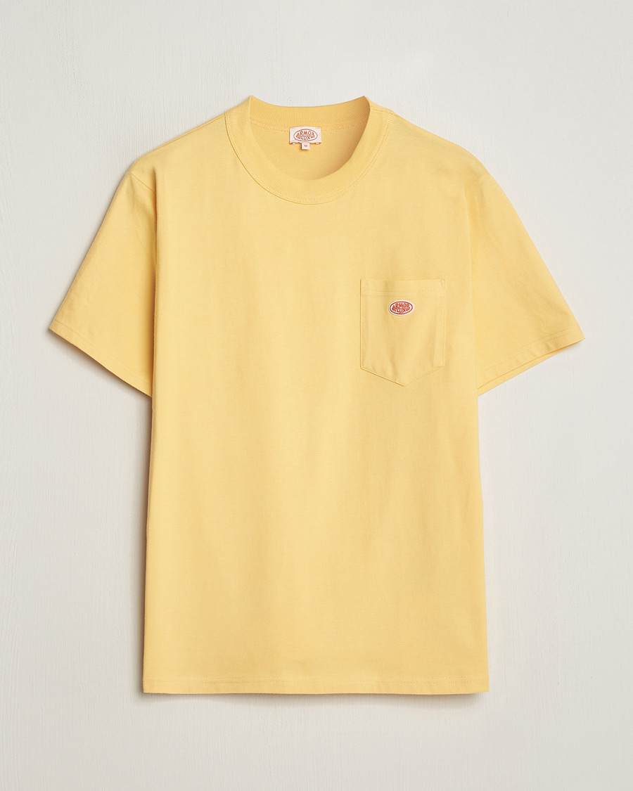 Homme | T-shirts | Armor-lux | Callac Pocket T-Shirt Yellow