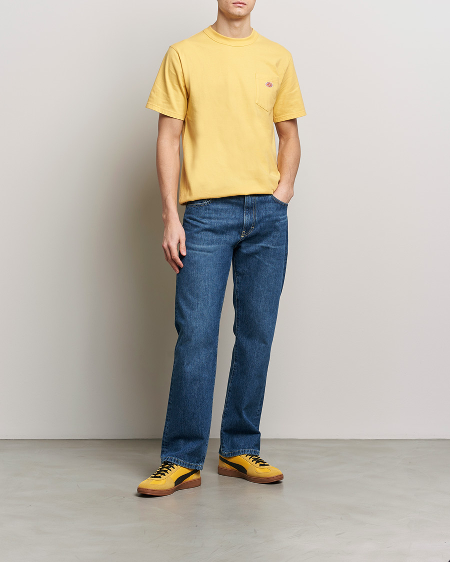 Homme | T-shirts | Armor-lux | Callac Pocket T-Shirt Yellow