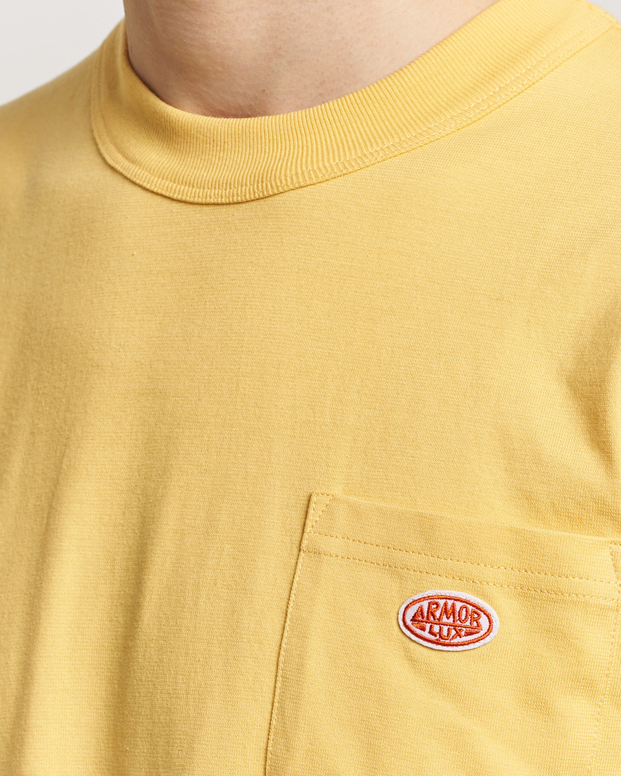 Homme | T-shirts | Armor-lux | Callac Pocket T-Shirt Yellow