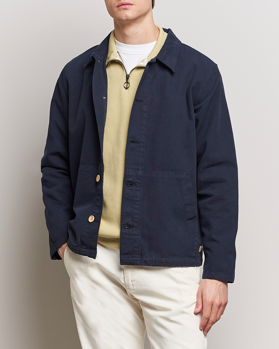 Homme | Chemises | Armor-lux | Veste Pecheur Heritage Overshirt Deep Marine