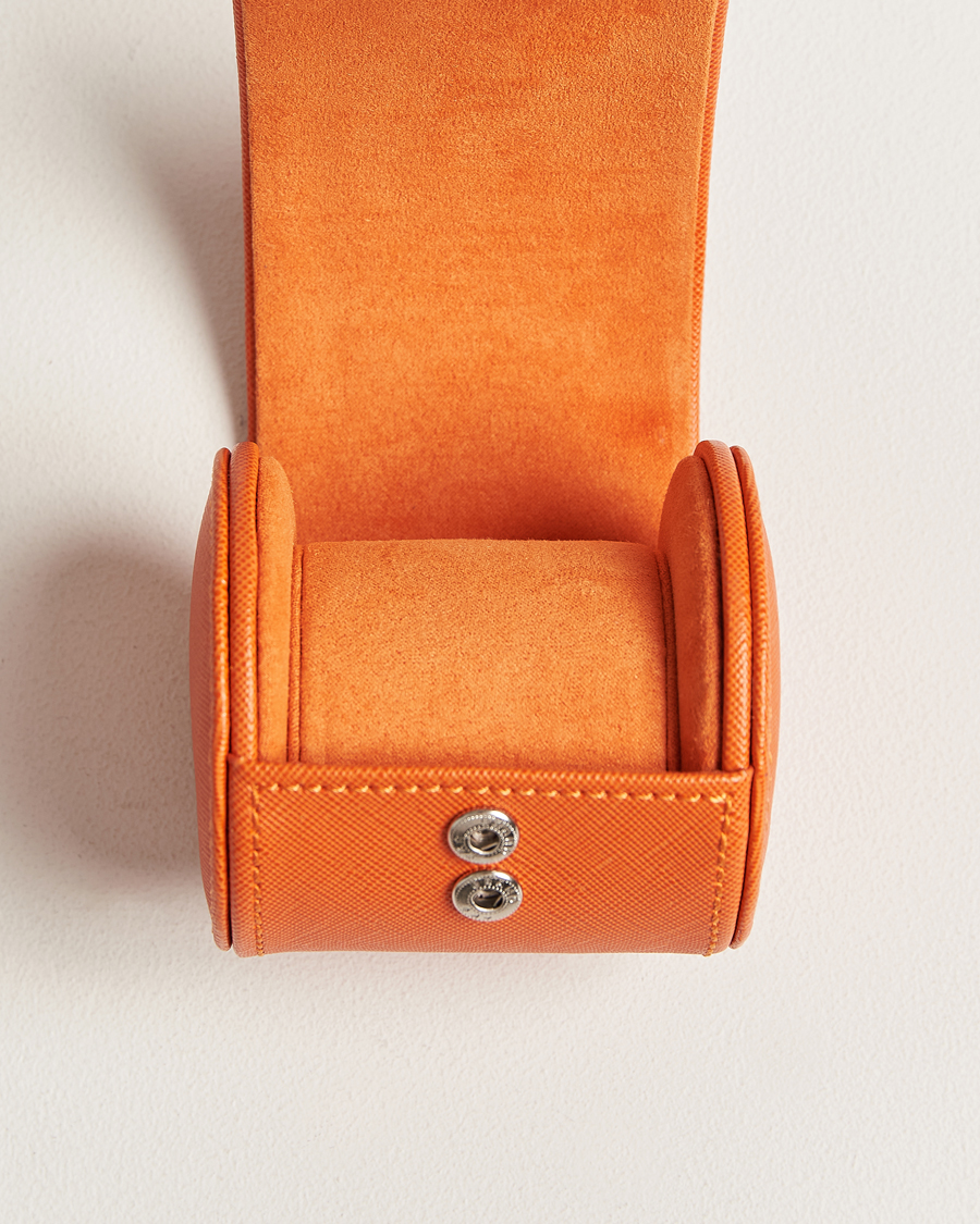 Homme | Boîtes montres et bijoux | WOLF | Single Watch Roll Orange