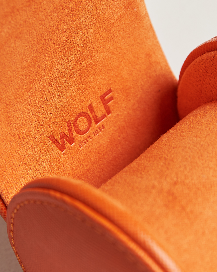 Homme | WOLF Single Watch Roll Orange | WOLF | Single Watch Roll Orange