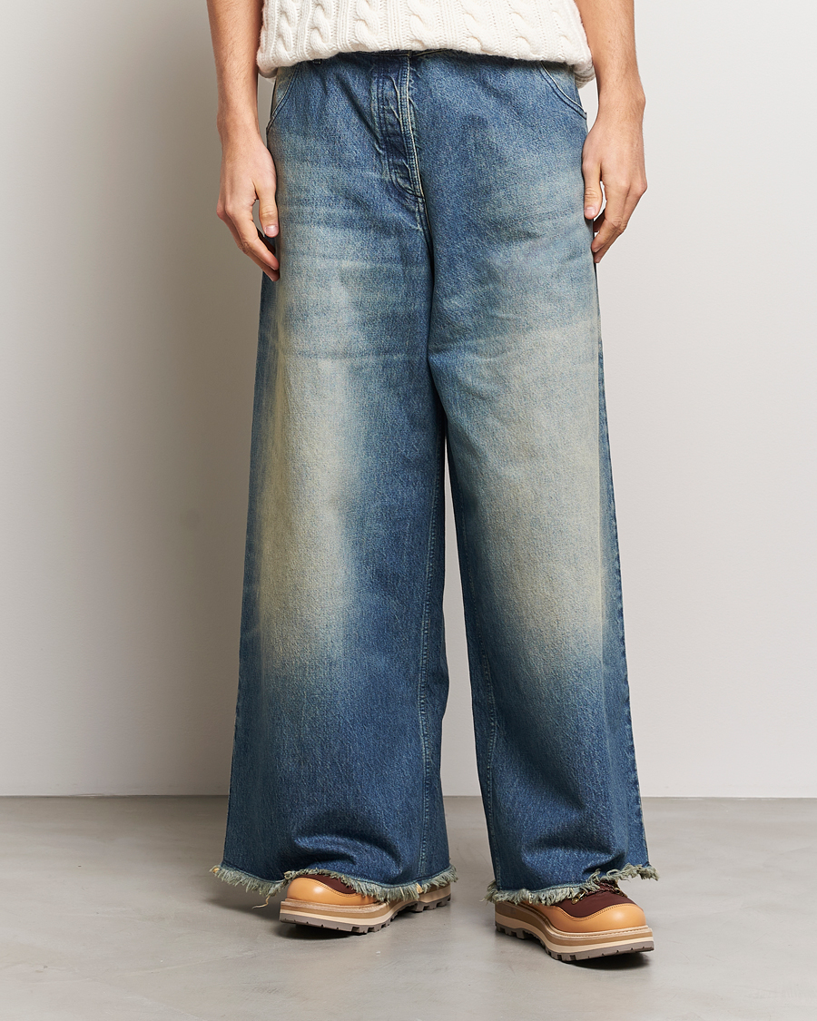 Homme | Soldes -70% | Moncler Genius | Wide Jeans Mid Blue