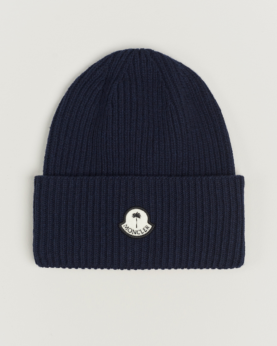 Homme | Moncler Genius Rib Knit Beanie Navy | Moncler Genius | Rib Knit Beanie Navy