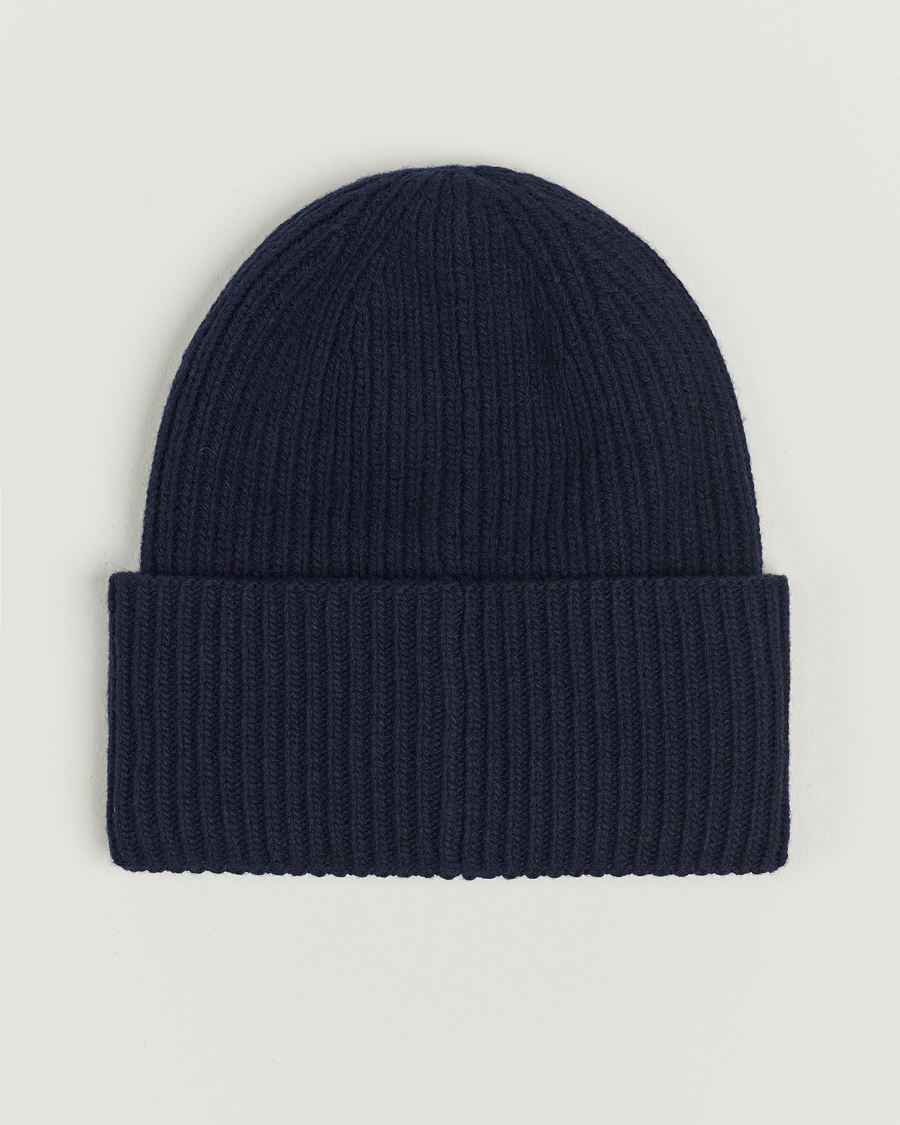 Homme | Moncler Genius Rib Knit Beanie Navy | Moncler Genius | Rib Knit Beanie Navy