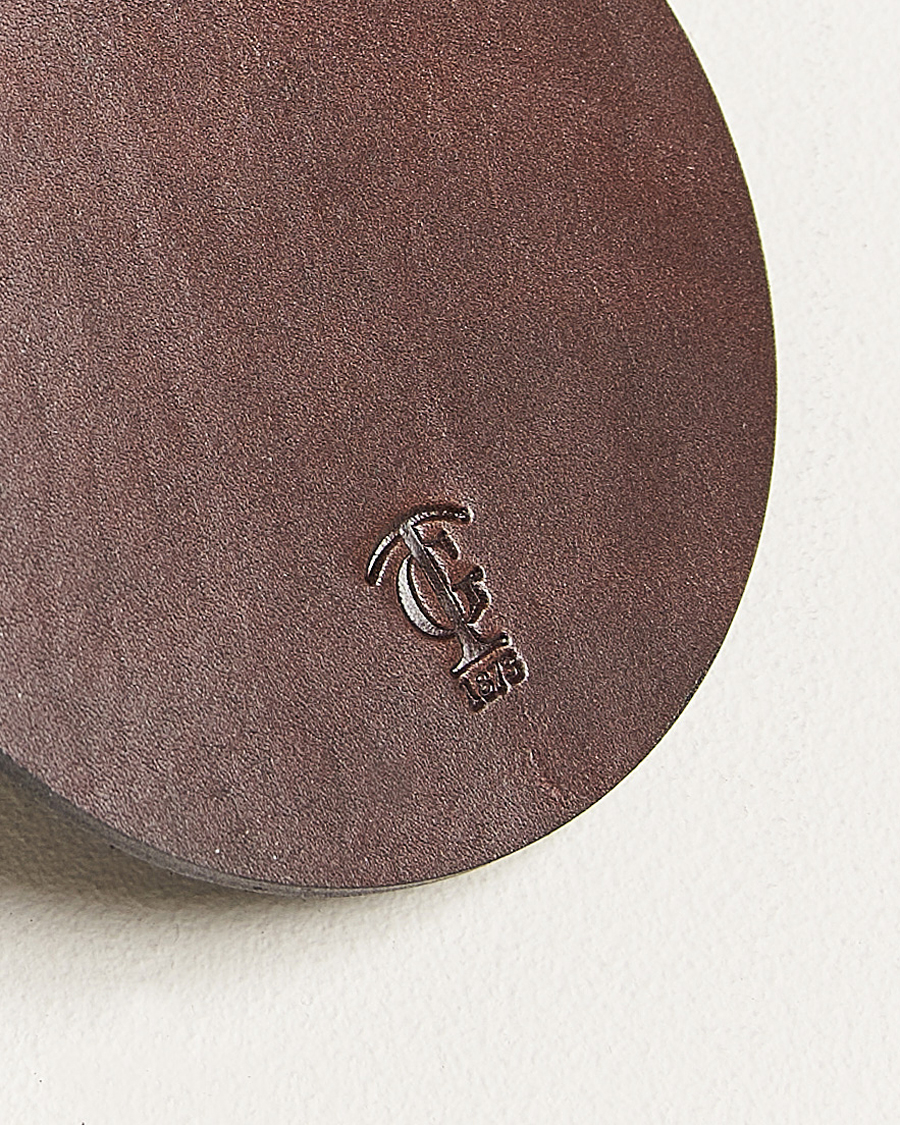 Homme | Pour La Maison | Tärnsjö Garveri | Leather Coaster Set 006 Dark Brown