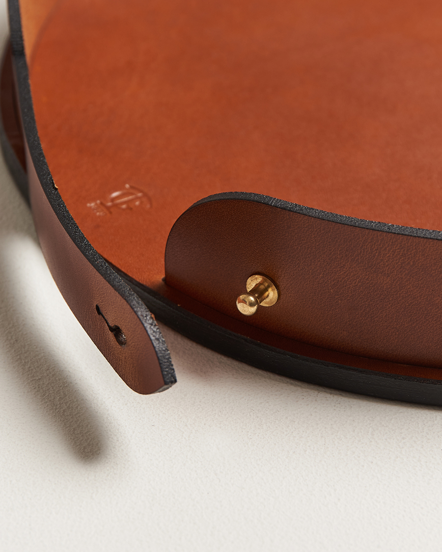 Homme | Pour La Maison | Tärnsjö Garveri | Leather Tray 007 Light Brown