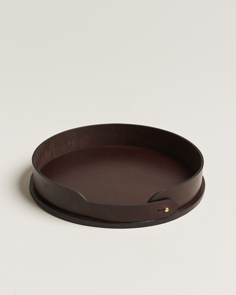 Homme | Pour La Maison | Tärnsjö Garveri | Leather Tray 007 Dark Brown