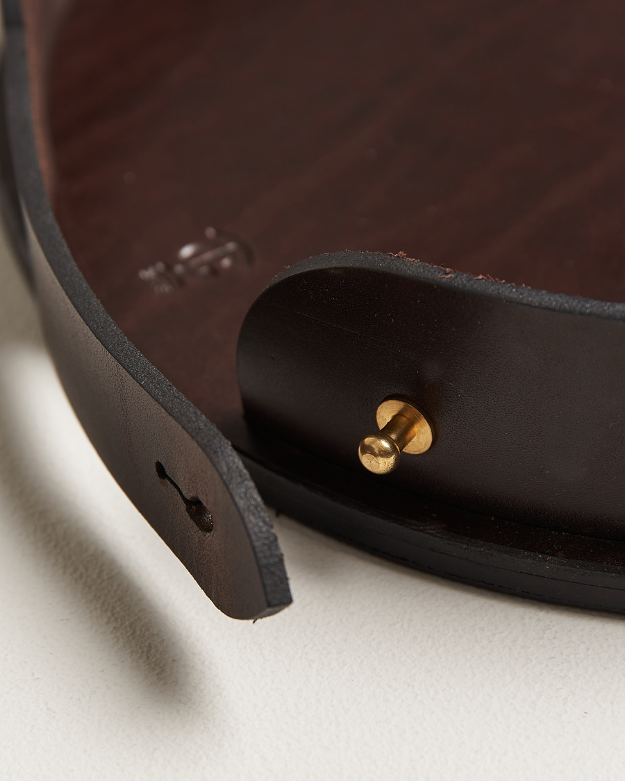 Homme | Pour La Maison | Tärnsjö Garveri | Leather Tray 007 Dark Brown