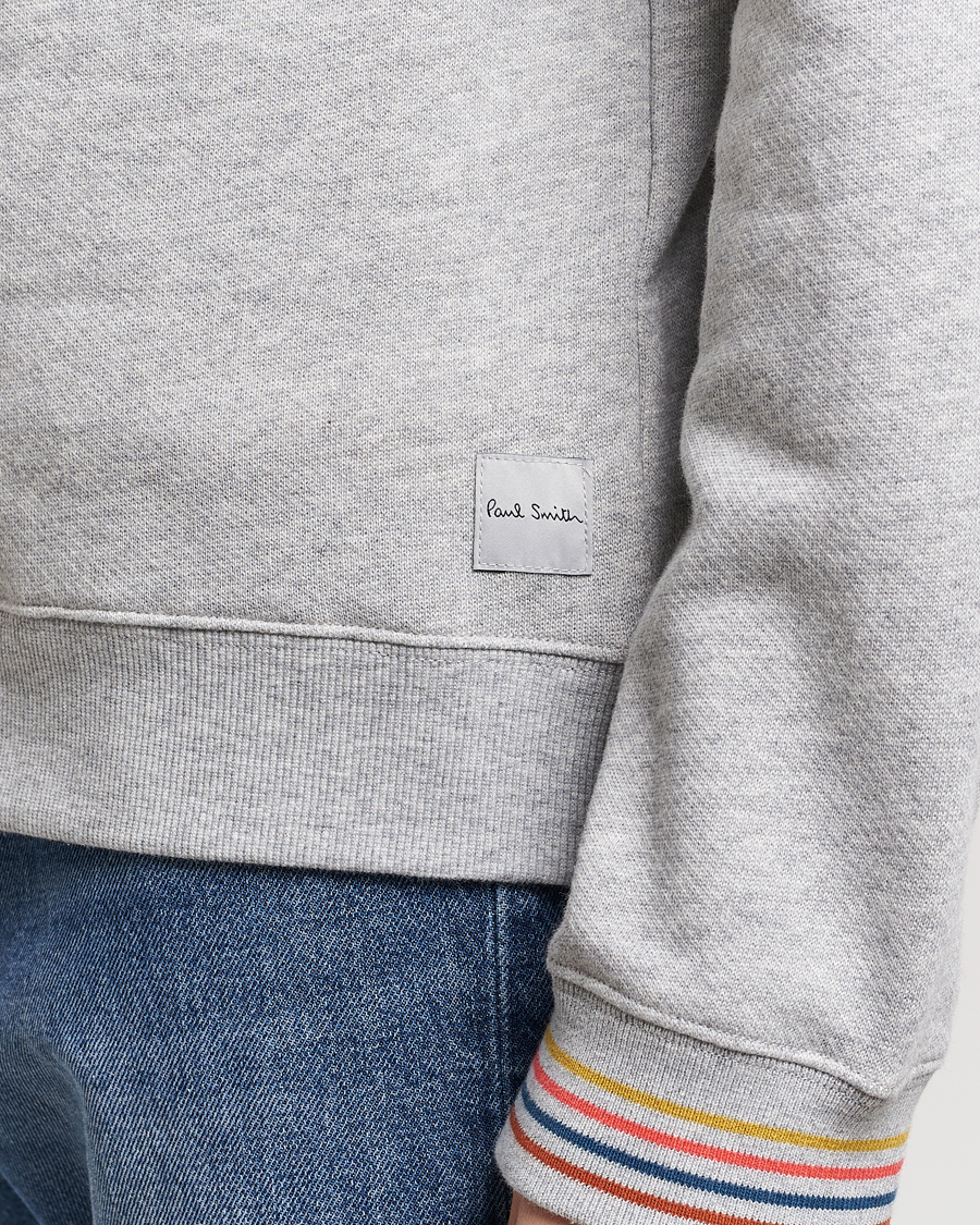 Homme | Pulls Et Tricots | Paul Smith | Artist Rib Crew Neck Sweatshirt Grey Melange