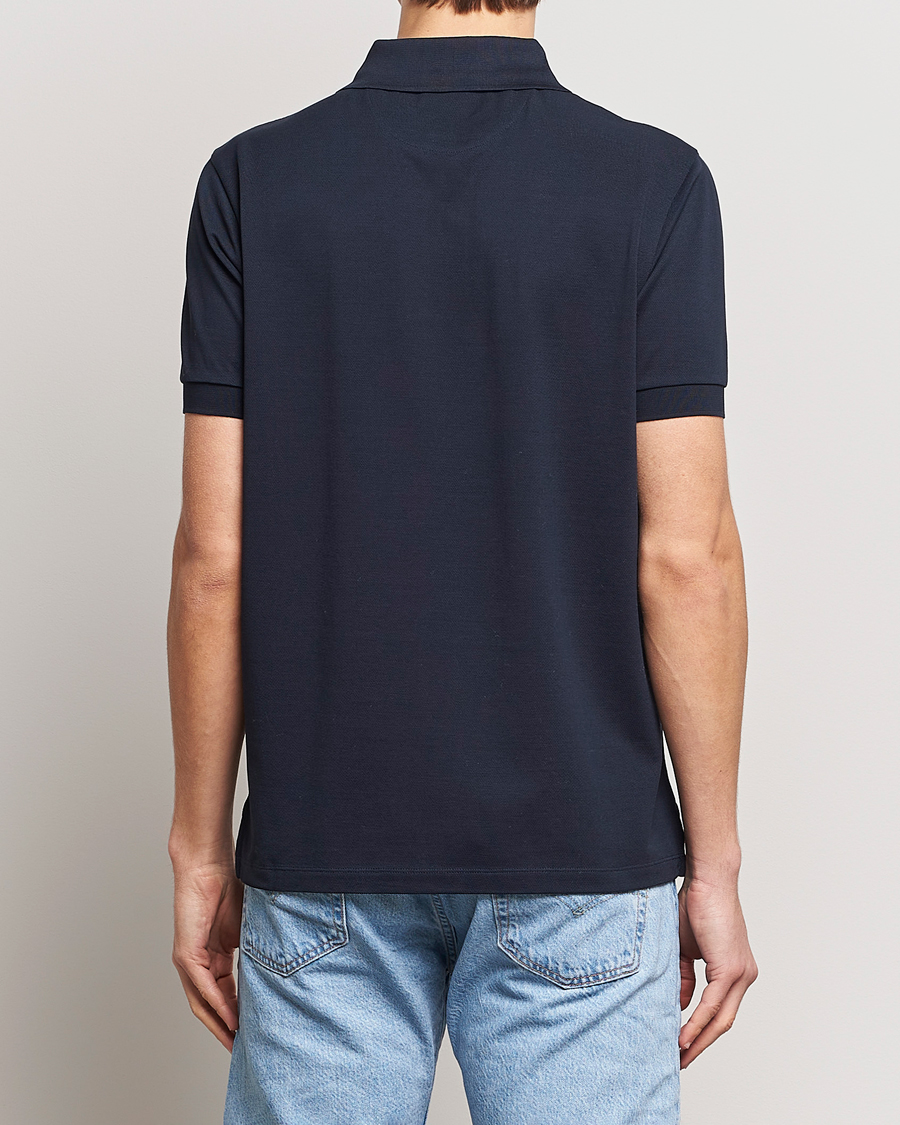 Homme | Polos | Paul Smith | Placket Stripe Polo Navy