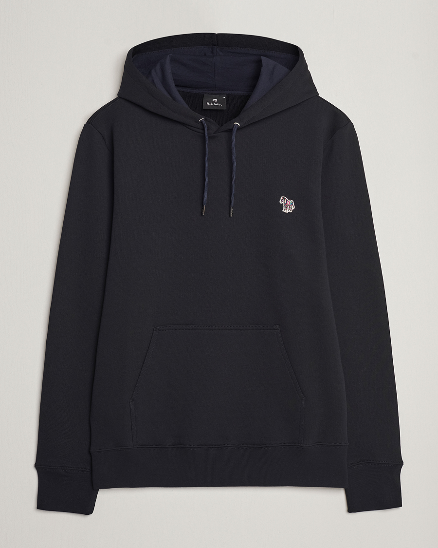 Homme | Pulls Et Tricots | PS Paul Smith | Zebra Organic Cotton Hoodie Black