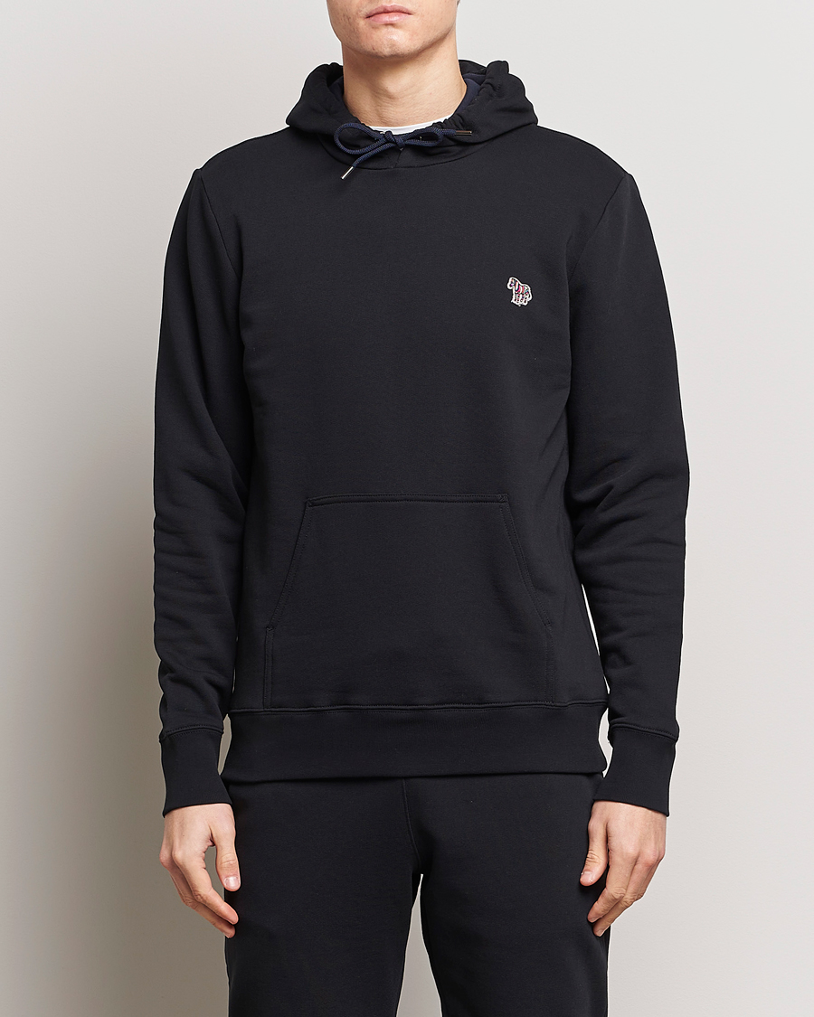Homme | Sections | PS Paul Smith | Zebra Organic Cotton Hoodie Black