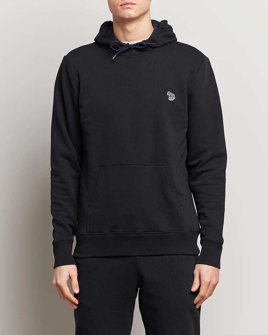 Homme | Pulls Et Tricots | PS Paul Smith | Zebra Organic Cotton Hoodie Black