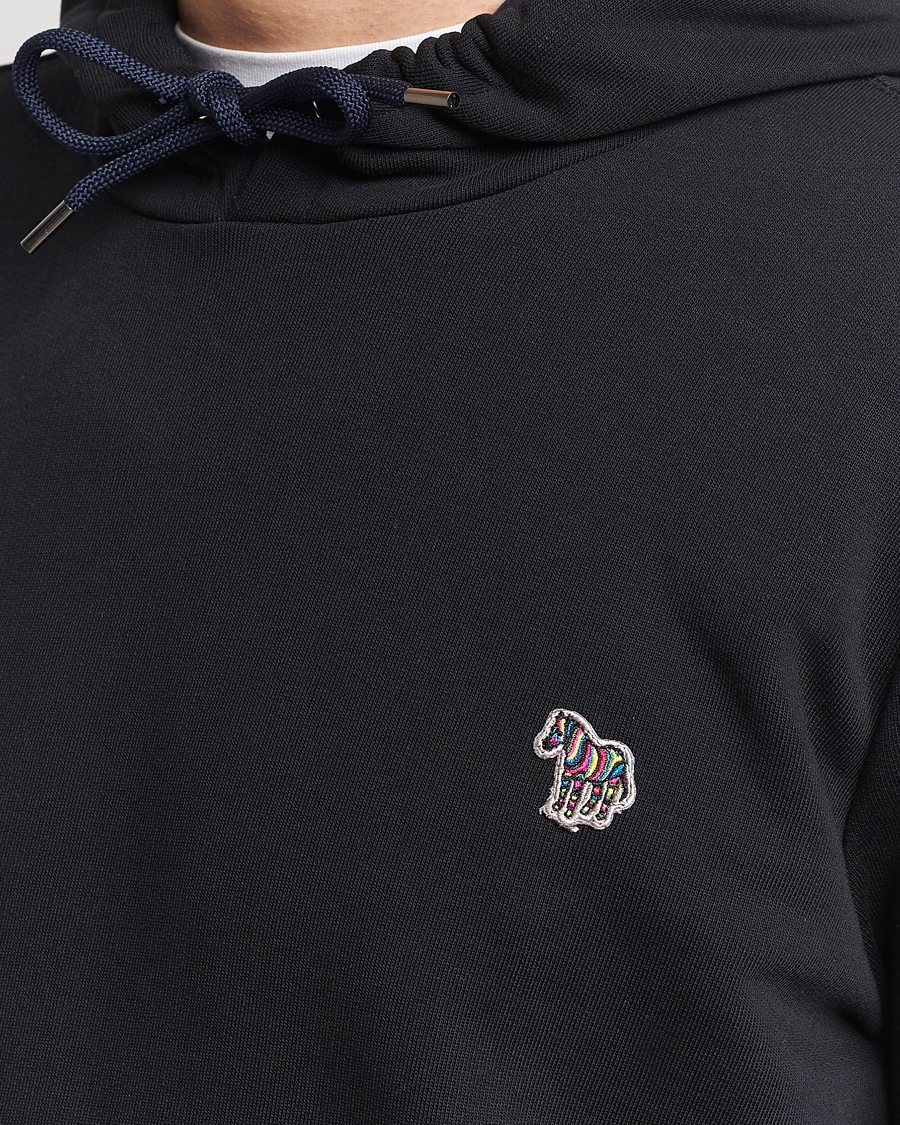 Homme | Pulls Et Tricots | PS Paul Smith | Zebra Organic Cotton Hoodie Black