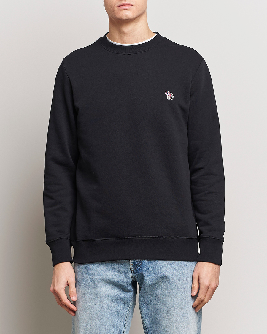 Men |  | PS Paul Smith | Zebra Organic Cotton Sweatshirt Black