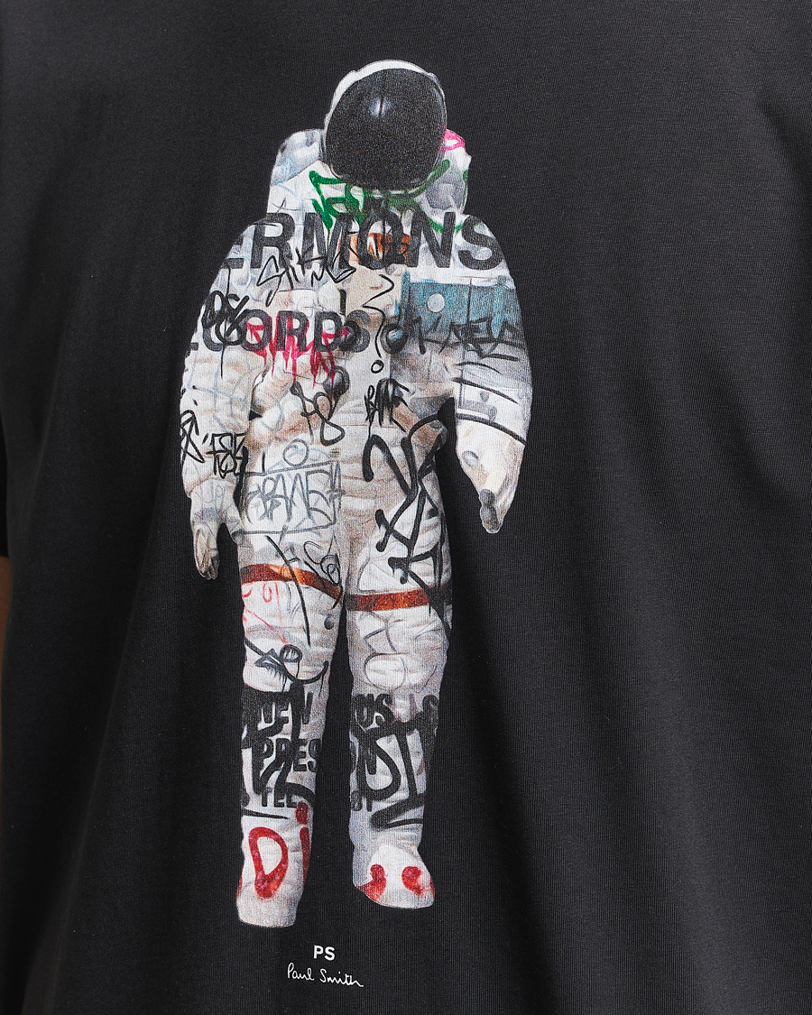 Homme | T-shirts | PS Paul Smith | Astronaut Crew Neck T-Shirt Black