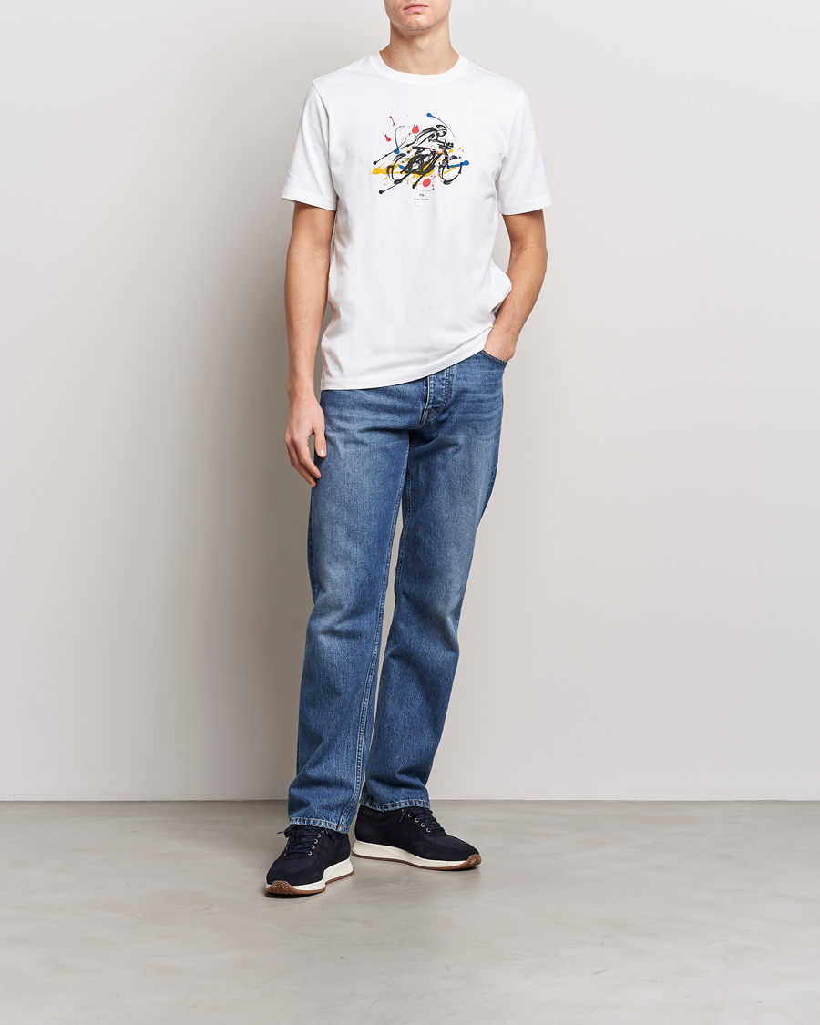 Homme | T-shirts | PS Paul Smith | Cyclist Crew Neck T-Shirt White