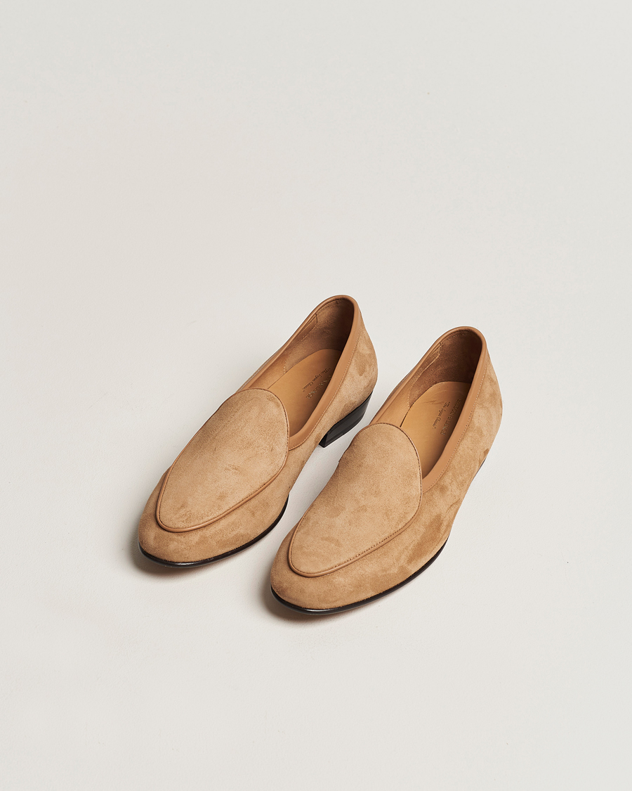 Homme | Baudoin & Lange Sagan Classic Loafers Sahara Suede | Baudoin & Lange | Sagan Classic Loafers Sahara Suede