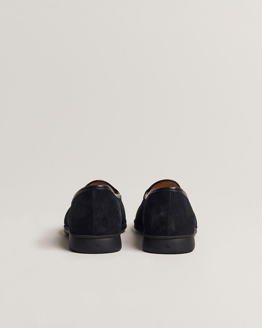 Homme | Baudoin & Lange Stride Loafers Black Suede | Baudoin & Lange | Stride Loafers Black Suede