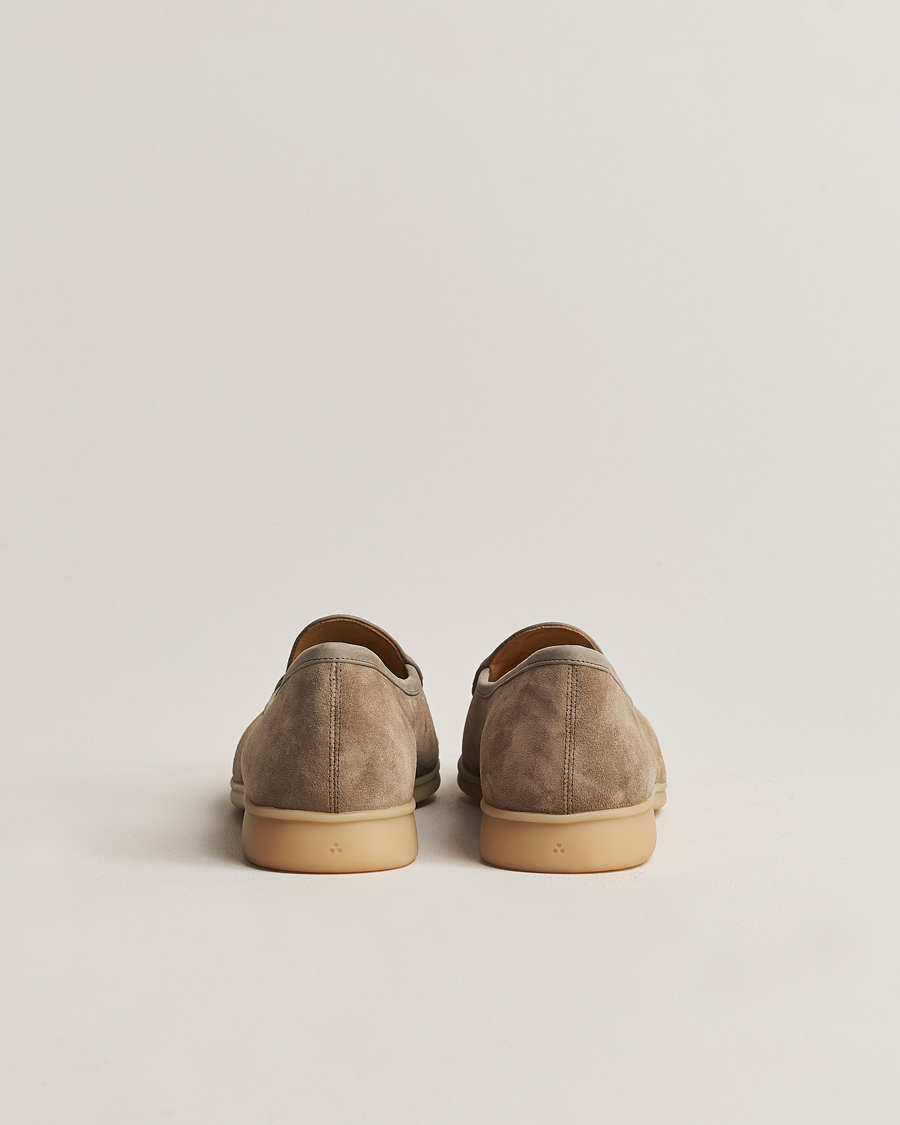 Homme | Baudoin & Lange Stride Loafers Taupe Suede | Baudoin & Lange | Stride Loafers Taupe Suede