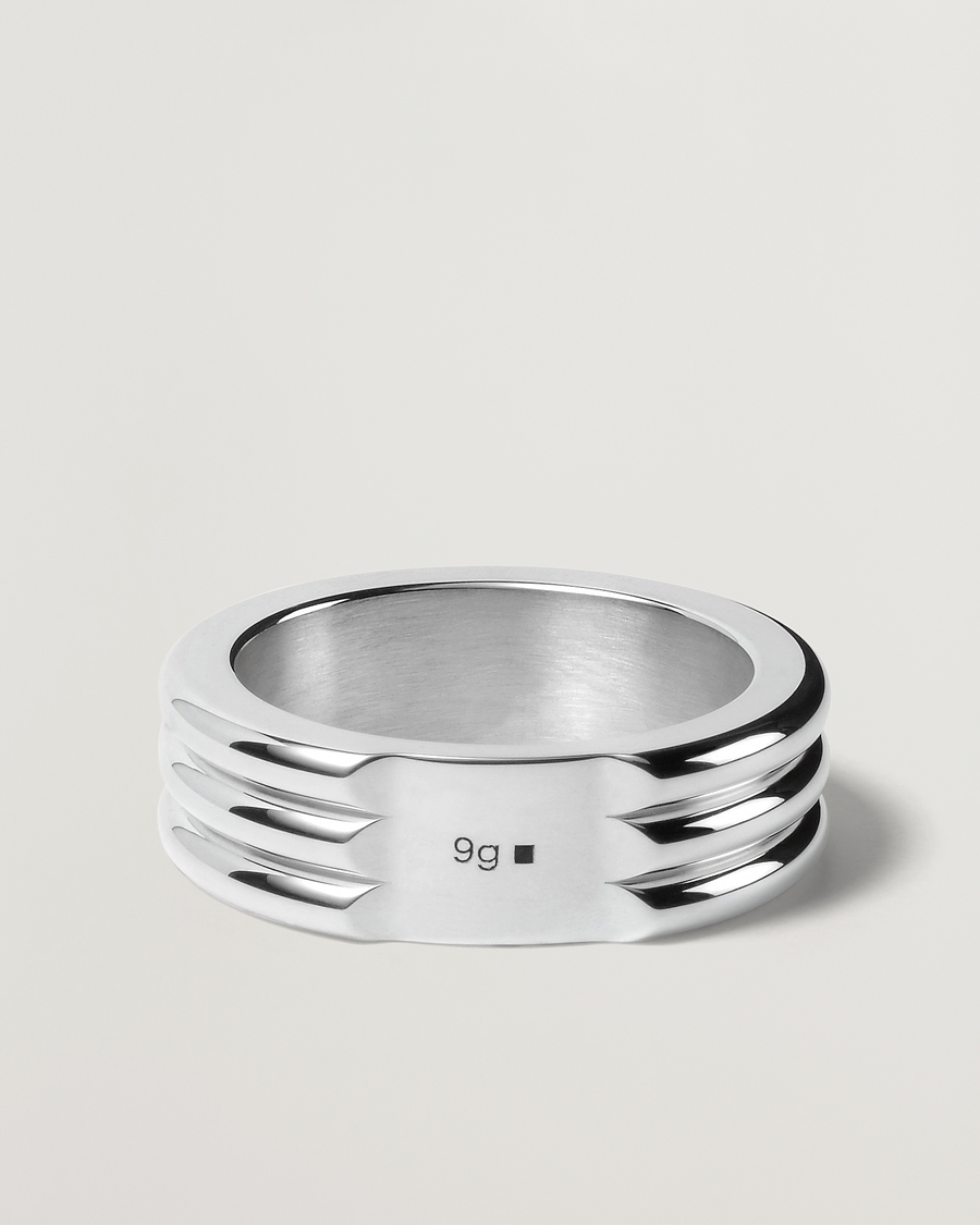 Homme | LE GRAMME Godron Ring Sterling Silver 9g | LE GRAMME | Godron Ring Sterling Silver 9g