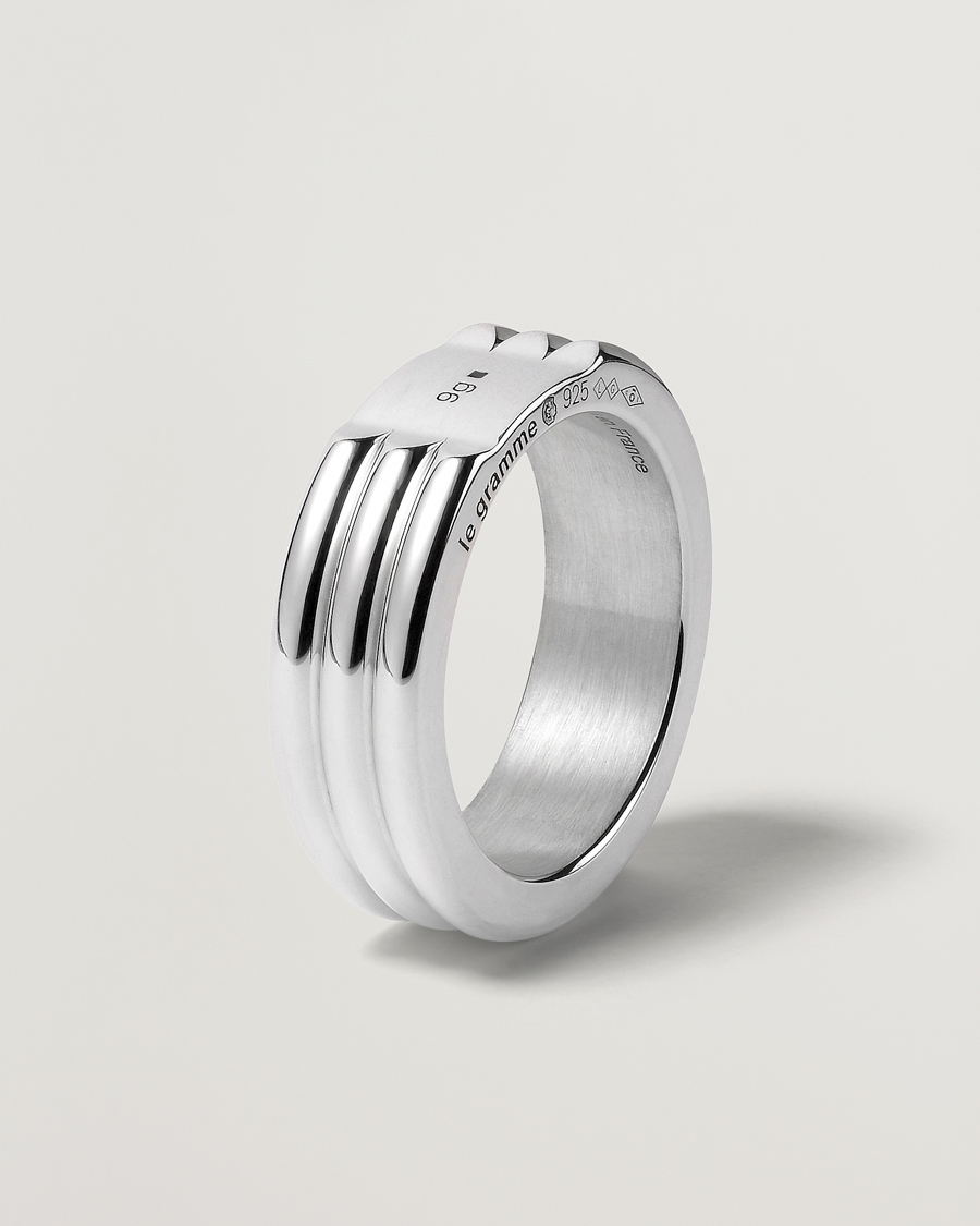Homme | LE GRAMME Godron Ring Sterling Silver 9g | LE GRAMME | Godron Ring Sterling Silver 9g