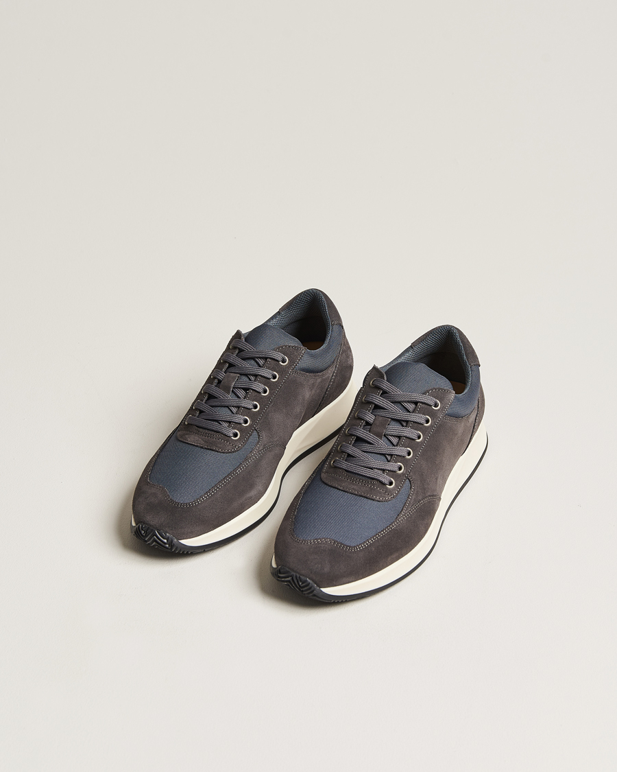 Homme | Baskets | Myrqvist | Stensund Running Sneaker Dark Grey Suede