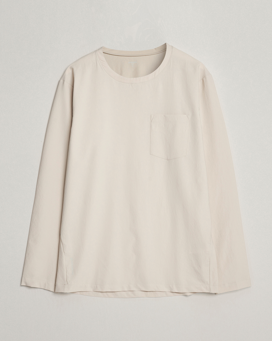 Homme | T-shirts | Houdini | Cover Crew Quick Dry Long Sleeve Foggy Mountain