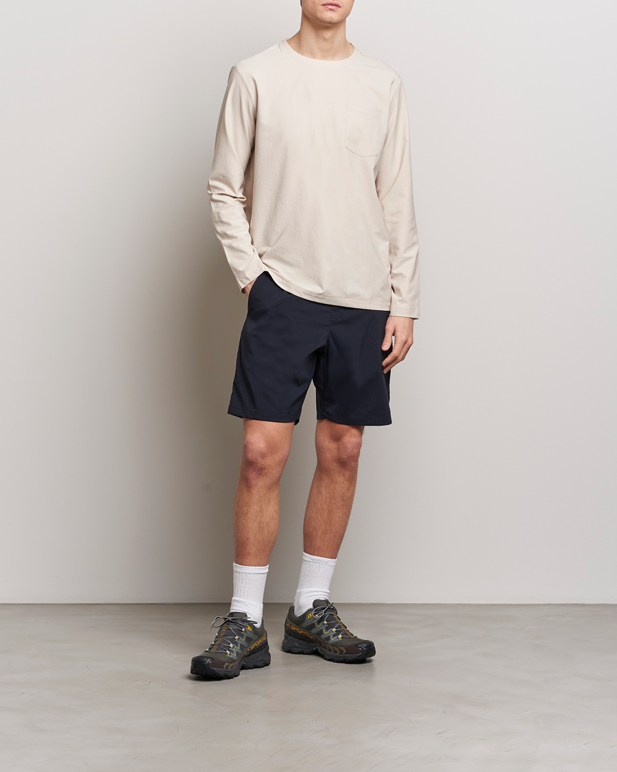 Homme | T-shirts | Houdini | Cover Crew Quick Dry Long Sleeve Foggy Mountain