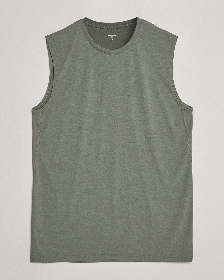 Homme | T-shirts | Houdini | Pace Air Tank Geyser Grey