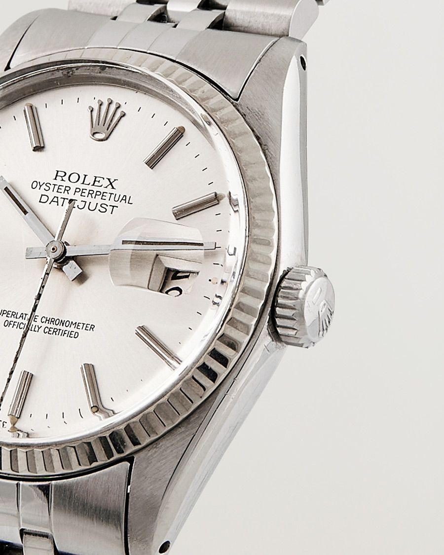 Homme | Rolex Pre-Owned Datejust 16014 Jubilee Steel White Steel Silver | Rolex Pre-Owned | Datejust 16014 Jubilee Steel White Steel Silver