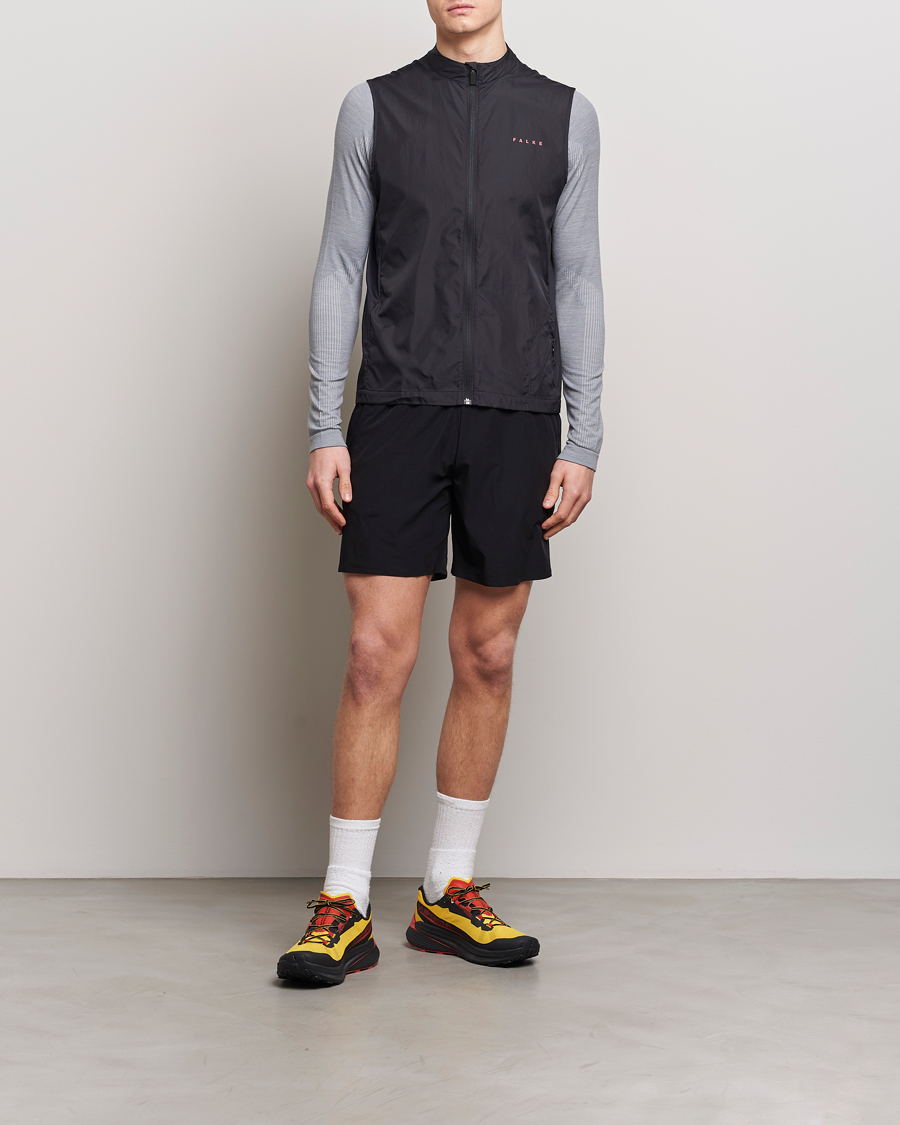 Homme | Pulls Et Tricots | Falke Sport | Falke Recycled Running Vest Black