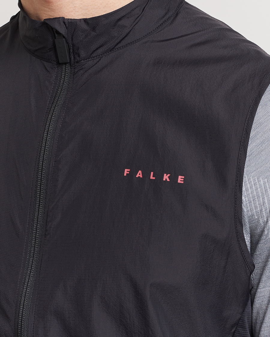 Homme | Pulls Et Tricots | Falke Sport | Falke Recycled Running Vest Black