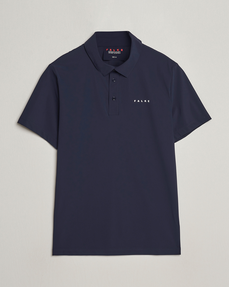 Homme | Polos | Falke Sport | Falke Performance Polo Shirt Space Blue